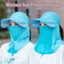 Mũ chống nắng nữ MERIGGIARE, chất liệu ice silk thoáng khí, bảo vệ chống tia UV, che chắn bụi cho thể thao ngoài trời mùa hè