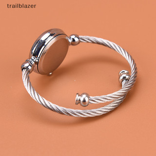 Trailblazer 1 chiếc vòng tay bạc đồng hồ nữ thời trang vòng tay thạch anh đồng hồ học sinh đồng hồ mới