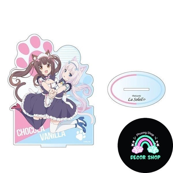 Mô hình Standee Nekopara chocola vinalla cacao coconut cinnamon Maple ...