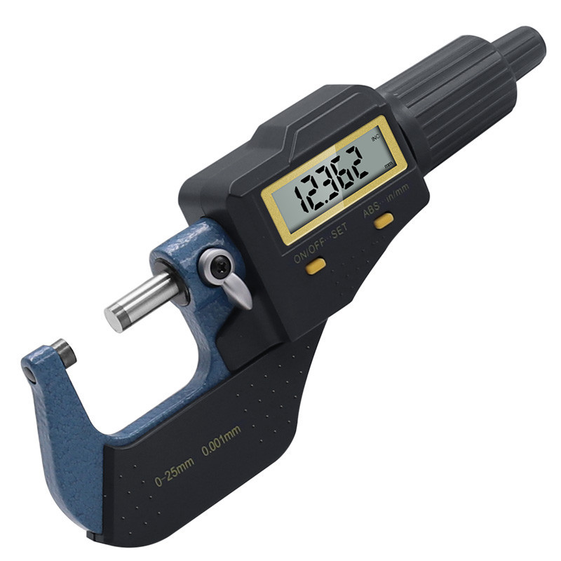 0-25mm 0,001mm Thép Điện Tử Bên Ngoài Micromet Kỹ Thuật Số Vít Màn Hình ...