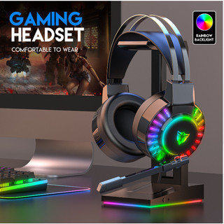 Phong Cách Mới G503 Tai Nghe Ăn Gà Khử Tiếng Ồn Tai Nghe Chơi Game Dạ Quang Tai Nghe Chơi Game Loại Trực Tuyến Có Lúa Mì