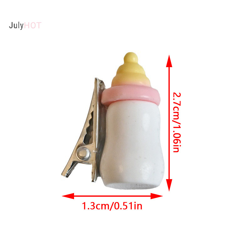 Julyhot Thời Trang Dễ Thương Và Ngộ nghĩnh Sáng Tạo Kẹp Tóc Đầy Màu Sắc Nhỏ Bình Ăn Kẹp Tóc Cho Nữ Bé Gái Barrettes Phụ Kiện Tóc Massivedeals