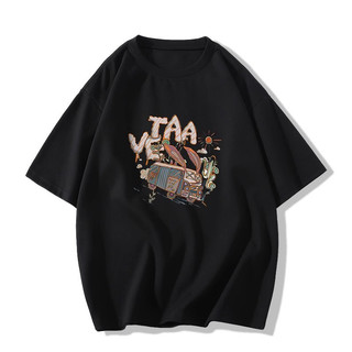 Áo Thun cotton Cổ Tròn Ngắn Tay Dáng Rộng Thời Trang Mùa Hè Cho Nữ
