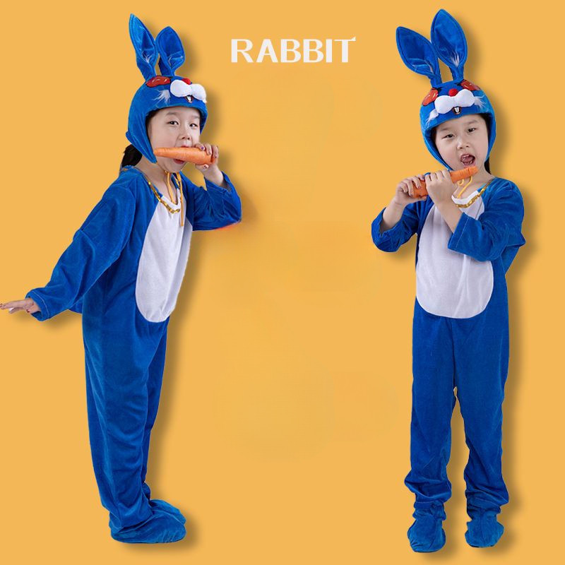 💕Chỗ💕 Quần Áo Trẻ Em Động Vật Múa Trang Phục Quần Áo Cho Bé Gái 3 Đến 14 Tuổi Thỏ Trang Phục Mới Lạ Halloween Giáng Sinh