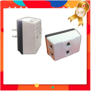 (HCM) Ổ cắm nối chia 3 ngả chân cắm tròn phi 5, Hãng Lioa