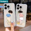 ibumpers Ốp Lưng Iphone Cute bựa Couple Hoạt Hình Hoạ Tiết Ốp Điện Thoại Trong Suốt Dày Dặn TPU Silicone Mềm Chống Sốc Cho Iphone 15 14 12 13 11 Pro Max IP 7 8 Plus Iphon X XS XR