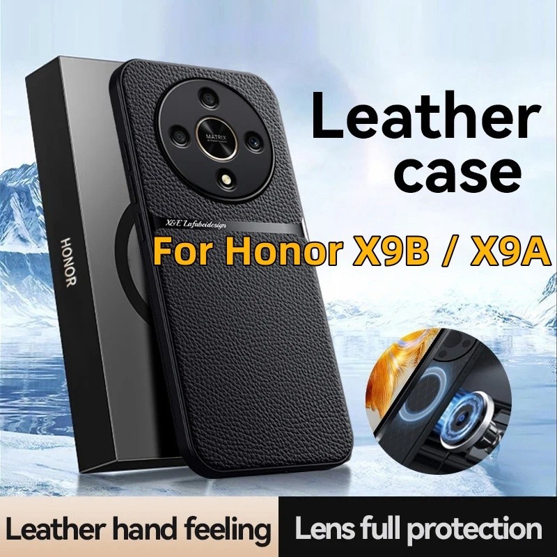 Ốp Điện Thoại Từ Tính Da Cho Honor X9b X9a X9c 5g 2023 Honorx9b Honorx9c X9 A B C Vỏ Chống Sốc 2084