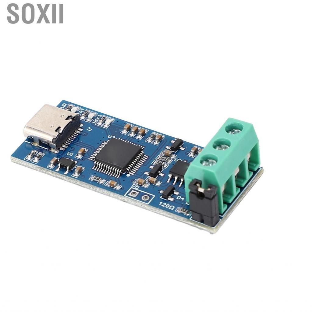 Soxii Mô-đun USB To CAN Dữ liệu nguồn mở Đèn LED 3 màu Bộ chuyển đổi 5V cho xe buýt