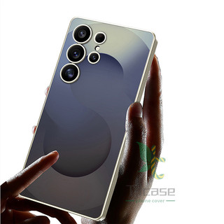 Họa tiết chủ đề sơn AG Vỏ mềm mờ Vỏ chống cháy nổ Samsung Galaxy S25 Ultra