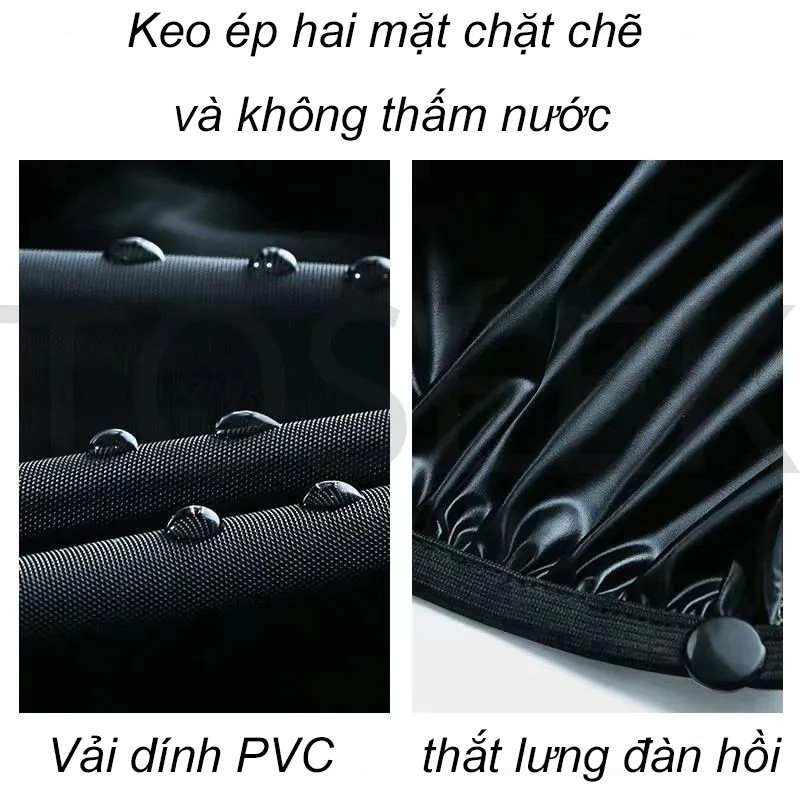 Bốt mưa PVC chất lượng cao,Bọc Giày Đi Mưa Cổ Cao Chống Trơn Trượt,Size 35-47,Ủng Bọc Giày Cổ Cao
