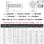 Thép Carbon 10.9 Đầu Tròn Mạ Niken Ổ Cắm Lục Giác Vít Bu Lông Vít M4M5M6M8M10M12