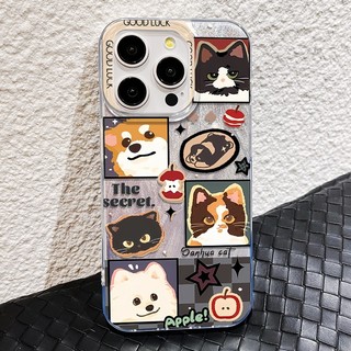 Ốp lưng iPhone hình chó con, chống sốc, bảo vệ camera - Tương thích iP Plus/X/XS/XR/11/12/13/14/15/16/16Pro/Max