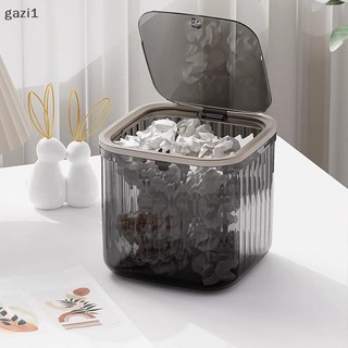 [Gazi1] Loại ép Thùng rác để bàn bằng nhựa tiện lợi Hộp lưu trữ trong suốt Bàn sắp xếp Đồ dùng văn phòng VN