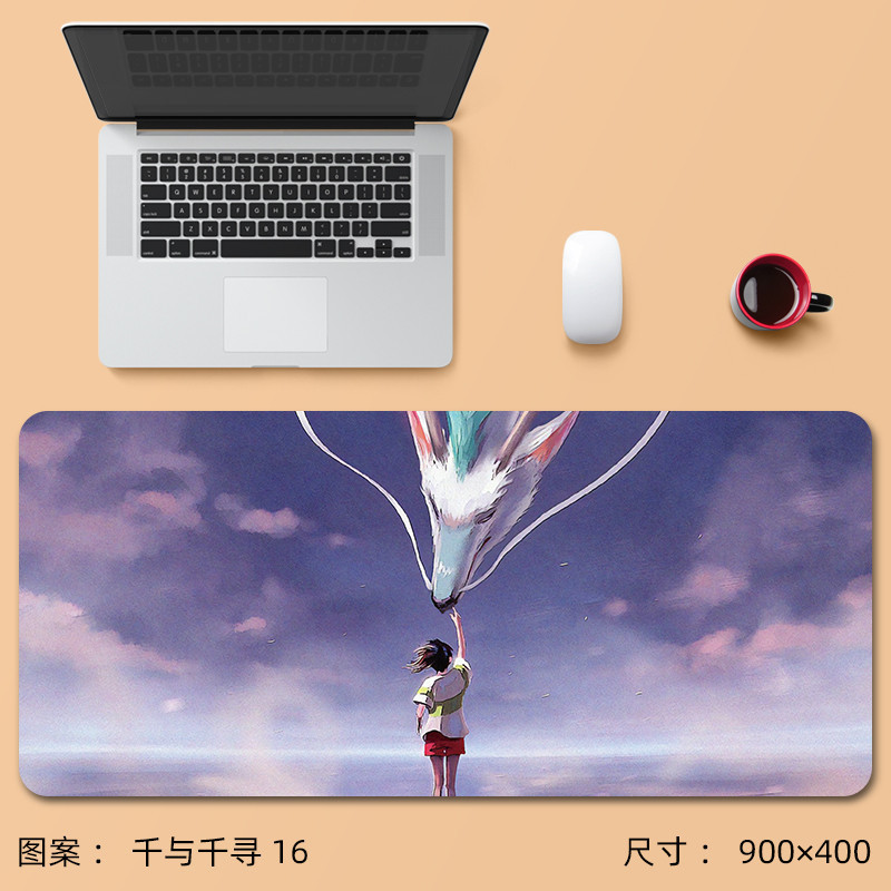 Totoro Anime Miếng Lót Chuột 60x30cm Miyazaki Hayao Spirited Away Bonya Bàn Phím Hoạt Hình Dễ Thương Bàn Văn Phòng Lớn Miếng Lót Bàn