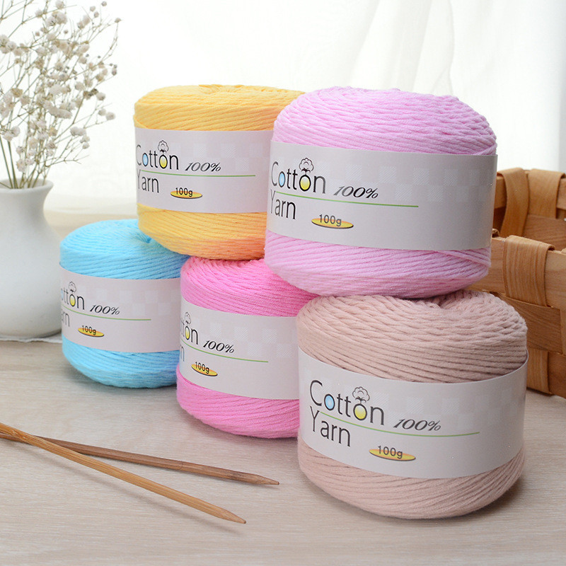 Len Milk Cotton 100g 100% SợI Cotton (Mã 01 đếN 26) Yarn | Shopee Việt Nam