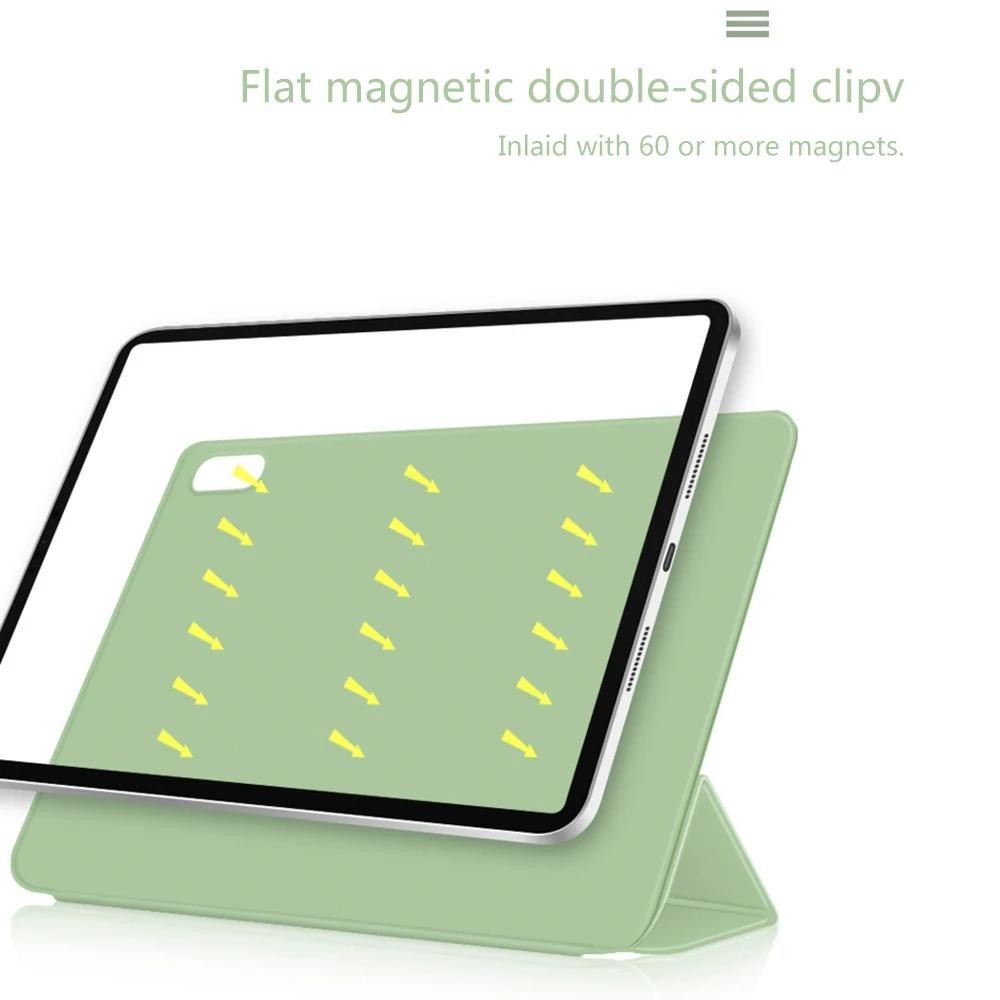 Vỏ thông minh tương thích cho iPad Pro Air 11 2024 Vỏ từ tính siêu mỏng gấp ba lần thế hệ thứ 10 Kẹp bảo vệ 10.9 Air 5 Pro11 M2 2022