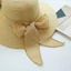 Mũ ngư dân EBINLANDS Nơ, Mũ chống nắng nữ thời trang thông thường, Mũ rơm có thể gập lại mùa hè Mũ đi biển du lịch
