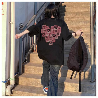 HIIXIIVI 2024 Mới 100% Cotton Unisex Áo Thun Nữ Tay Ngắn Plus Size M-5XL Nữ Tee Baggy Nam Nữ Baggy Cổ Tròn Rời Áo 2 / 23