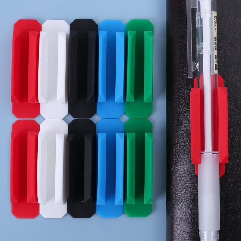 Dành cho Bút đánh dấu, Bút bi, Bút chì - Kẹp bút silicon tự dính - Đế trưng bày văn phòng phẩm - Giá đỡ lưu trữ bút chì treo tường - Dụng cụ sắp xếp máy tính để bàn văn phòng tại nhà
