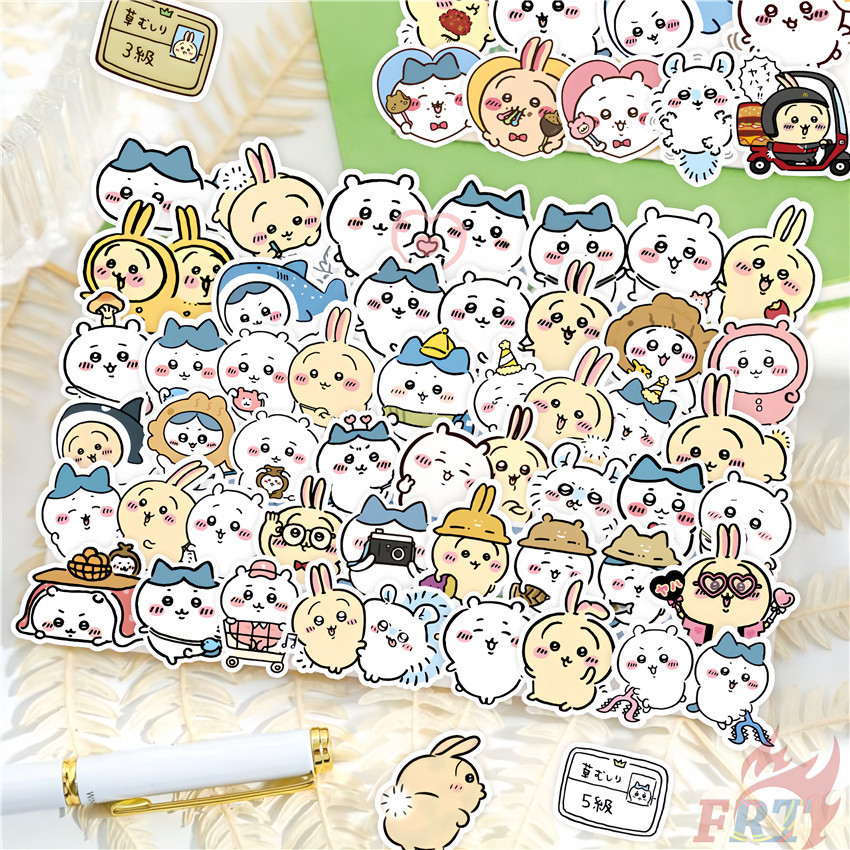 100Pcs/Set Chiikawa Stickers DIY Fashion Decals Doodle Stickers ...