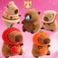 Bct Capybara Búp bê Nosy Gấu Rau Capybara Đồ chơi sang trọng Búp bê Capybara dễ thương Phong cách Hamburg Búp bê gấu ngáy làm quà tặng sinh nhật cho trẻ em và quà tặng bạn gái