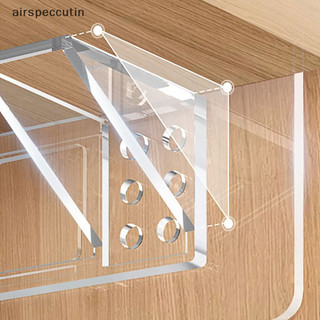 Airpeccutin 1 Chiếc Dính Kệ Hỗ Trợ Chốt Cho Nhà Bếp Phòng Ngủ Tủ Quần Áo Kệ Hỗ Trợ Kẹp Treo Tường Miếng Dán Giá Đỡ EN