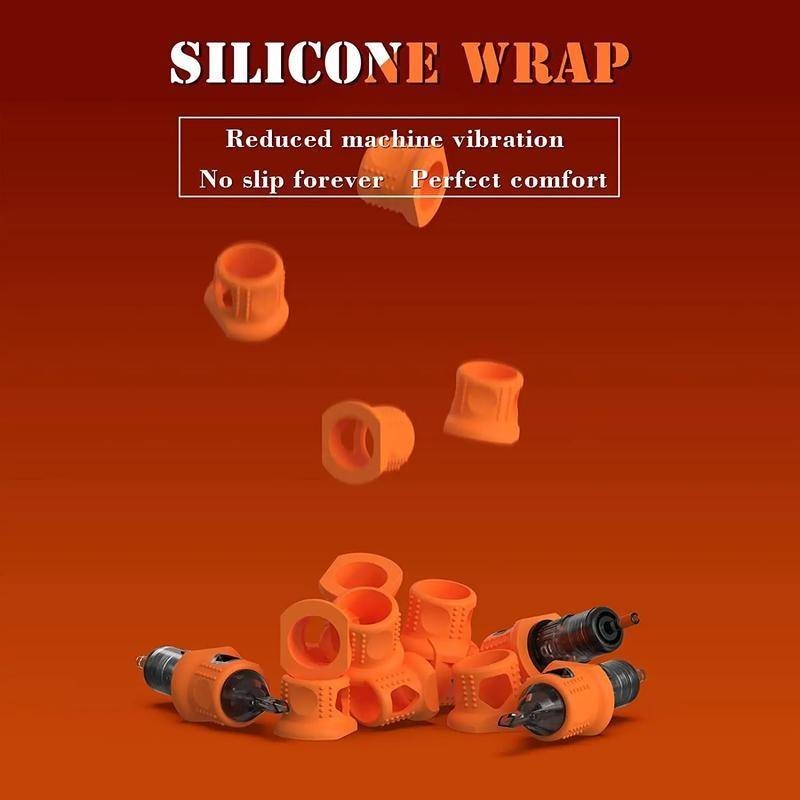 INKIN Silicone Hình Xăm Hộp Kim Hình Xăm Kim Màng An Toàn Cho Máy Xăm Hộp Mực