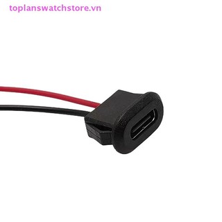 Toplanswatchstore Chất Lượng Cao Type-C 2P Đế Chống Thấm Nước Full Nhựa Xịt Nữ Có Dây Ổ Cắm Điện Tử Nữ Giao Diện Sạc VN