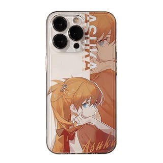 Ốp điện thoại Neon Genesis Evangelion QYJS tương thích với iPhone 16 15 14 13 Pro Max 12 PRO 11 7 8 Plus 14 15 16 PLUS X XS XR XSMAX, ốp mềm trong suốt bảo vệ K42G