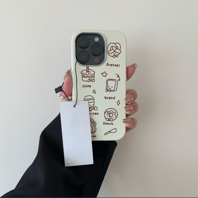 Vỏ Foodie Dễ Thương Cho OPPO Reno 6 6Z 5 5K 5F 5Z 4 Lite 4F 5G 4G Vỏ Da Sang Trọng jellycat Vỏ Điện Thoại Mềm