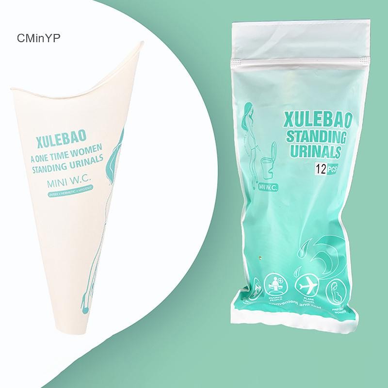 Cyp 12 Máy Tính Giấy Dùng Một Lần Nước Tiểu Người Phụ Nữ Đứng Lên Pee Cho Cắm Trại Du Lịch Ngoài Trời Vệ Sinh Vinh Quang