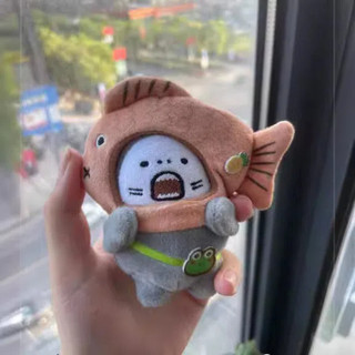 Plus Búp bê sang trọng Mặt dây chuyền cá mập gắt gỏng Búp bê dễ thương