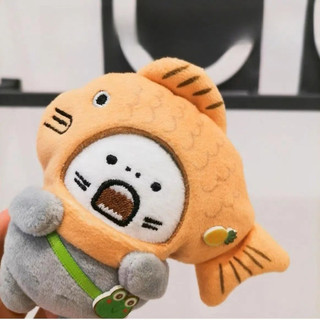 Plus Búp bê sang trọng Mặt dây chuyền cá mập gắt gỏng Búp bê dễ thương
