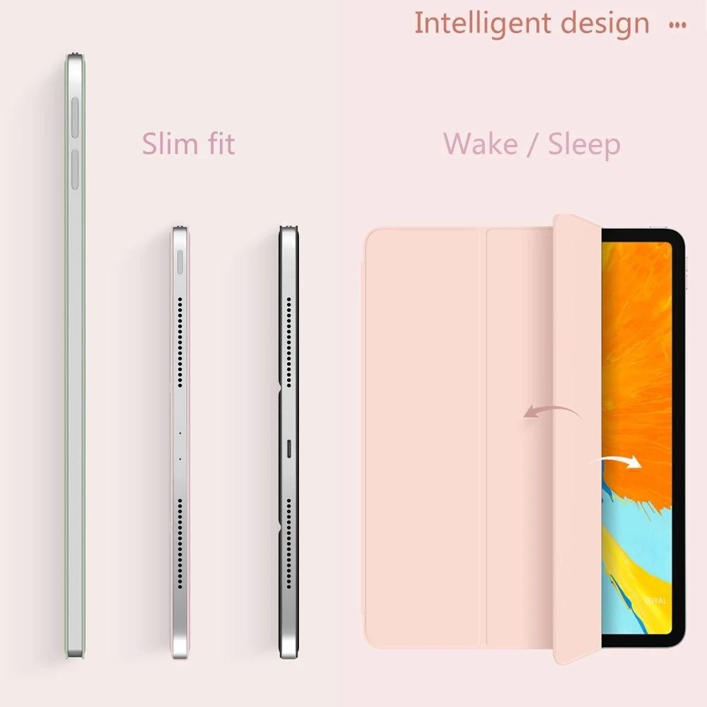 Vỏ thông minh tương thích cho iPad Pro Air 11 2024 Vỏ từ tính siêu mỏng gấp ba lần thế hệ thứ 10 Kẹp bảo vệ 10.9 Air 5 Pro11 M2 2022