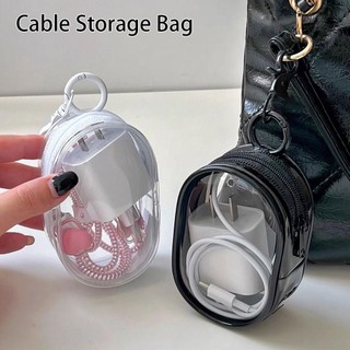 ARTISANU 1 Hộp lưu trữ cáp dữ liệu, Cáp dữ liệu tai nghe Túi lưu trữ di động, Hộp sắp xếp đa chức năng du lịch ngoài trời