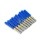 10 Cái 30 Độ 0.1 Mm Đầu Titan Phủ Đáy Phẳng Carbide PCB Khắc Bit Hình Chữ V CNC Router Dụng Cụ Cắt
