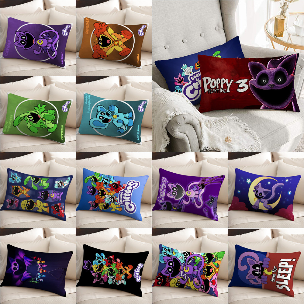 Catnap Poppy Playtime 3 Vỏ Gối Hình Chữ Nhật In Hình Một Mặt Đệm Polyester Trang Trí Nhà Cửa Món Quà Tốt Nhất (Không Có Lõi)