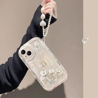 Vỏ Trái Tim Tình Yêu Với Vòng Tay Dây Chuyền Hoa Cho Xiaomi Mi 14 PRO 11 12 Lite 11T 12T POCO X6 X5 X4 X3 GT NFC M4 M6 PRO K40 M6PRO Ốp Điện Thoại Silicon Chống Sốc