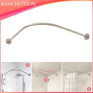 Thanh treo rèm tắm hình chữ L bền bỉ cho phòng tắm 70-95 X Góc cực 70-95CM