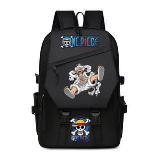 Ba Lô One Piece Luffy Cho Học Sinh Dung Tích Lớn In Nhẹ Đa Năng Hoạt Hình Anime Giải Trí Schoolbag