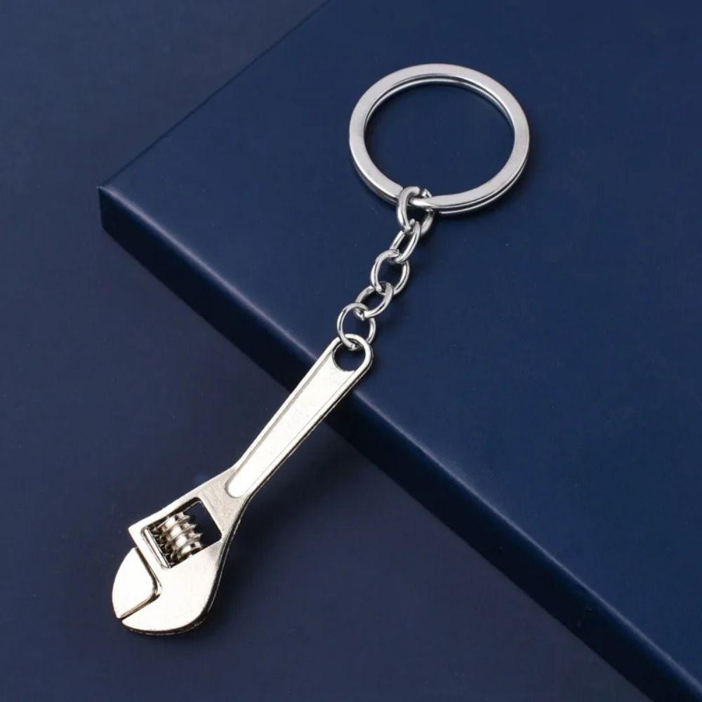 DAYBREAK 1 Cái Móc Khóa Cờ Lê Mini, Dụng Cụ Cầm Tay Kim Loại Hàm Cờ Lê Móc Chìa Khóa, Dụng Cụ Chuyển Đổi Mở Đặc Biệt Cho Xe Đạp Xe Máy Sửa Chữa Ô Tô