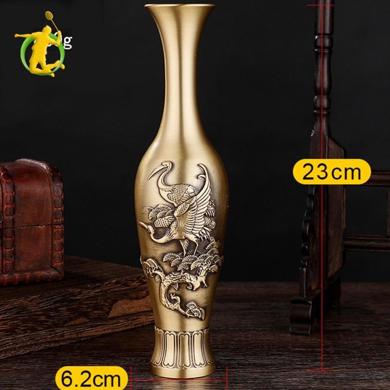 Bình bằng đồng thau Bình trang trí Bình hoa Bình hoa cho đám cưới Nhà Mantel Phòng khách