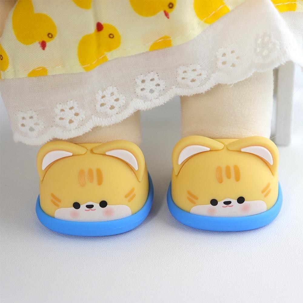 Giày Búp Bê CAST, Giày Búp Bê Động Vật Cao Su Mềm, Giày Cotton Làm Bằng Tay Dễ Thương 20cm Mini Quà Tặng Sinh Nhật