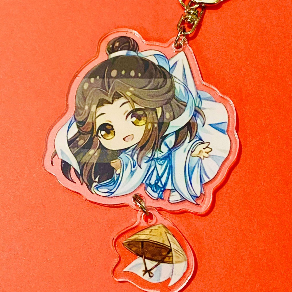 Móc khóa THIÊN QUAN TỨ PHÚC ver TREO THẢ in hình anime xinh xắn ver TREO THẢ mica trong acrylic