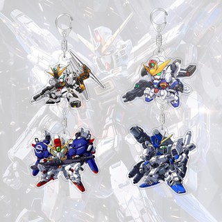 55cm Móc Khóa Di Động Phù Hợp Với Gundam Anime Acrylic Trang Trí Thùng Hoạt Hình Mặt Dây Chuyền Túi