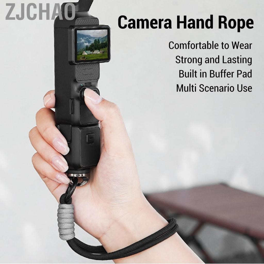 Zjchao Dây đeo tay camera cho túi dây đeo cổ tay Pocket 3 với dây chống mất bằng vít 1/4 inch 360x4