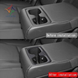 [Luxiang.vn] Vỏ bọc tay vịn phía sau ô tô Khung giữ cốc nước phía sau Giá đỡ cốc Trim Sticker cho Toyota Prado LC250 2024