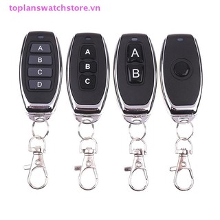 Toplanswatchstore 433 MHz Điều khiển từ xa không dây Mã học tập Tần số vô tuyến không dây Điều khiển từ xa cho ô tô Cửa có thể thu vào VN