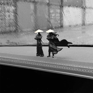 Qiuwu Swordsman Tượng Trang Trí Bảng Điều Khiển Ô Tô Phong Cách Trung Hoa Retro Kiếm Sĩ Mininature Tượng Tượng Nhỏ Văn Phòng Trang Trí Bàn Làm Việc Tại Nhà.