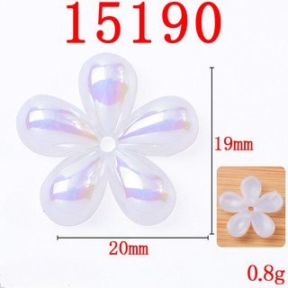 20 Chiếc DIY Điện Thoại Làm Handmade Nhựa Ngọc Trai Hoa Phụ Kiện DIY Nhiều Màu Sắc Hoa